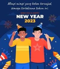 40 Ucapan Selamat Tahun Baru 2023